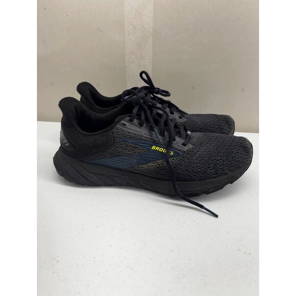 Brooks Anthem 6 Lace Up Running Sneakers Black Blue 1104141D006 Men Size 9 - Picture 7 of 11